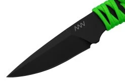 ANV Knives P100 Sleipner Cerakote, Neon Green Paracord, P100-043, Black Kydex Sheath, Cuchillo De Cuello -Tienda De Cuchillos ANVP100 043 03 anv