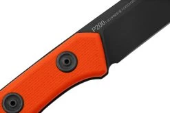 ANV P200, Sleipner, DLC, Orange G10, Kydex, P200-018, Cuchillo De Supervivencia -Tienda De Cuchillos ANVP200 018 05 anv