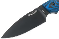 Bradford Guardian 4 3D Black/Blue Full Height Grind, Black DLC M390 -Tienda De Cuchillos BDK 4FH 113B M390 03 bradford knives