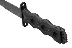 Benchmade SOCP Black 185SBK, CPM-3V Serrated, Cuchillo Fijo, Diseño De Greg Thompson -Tienda De Cuchillos BE185SBK 04 benchmade