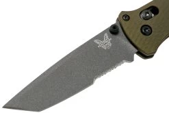 Benchmade Bailout Aluminio 537SGY-1 Navaja Dentada -Tienda De Cuchillos BE537SGY 1 03 benchmade