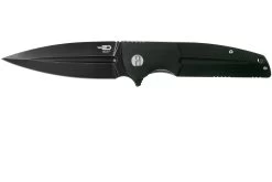 Bestech Fin BG34A-3 Black Stonewashed, Negro G10 Navaja