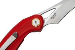 Bestech Bihai Satin Stonewashed, Navaja Roja G10 BG53C-1, Diseño Ostap Hel -Tienda De Cuchillos BHBG53C 1 05 bestech