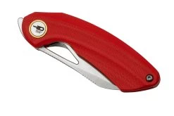 Bestech Bihai Satin Stonewashed, Navaja Roja G10 BG53C-1, Diseño Ostap Hel -Tienda De Cuchillos BHBG53C 1 06 bestech