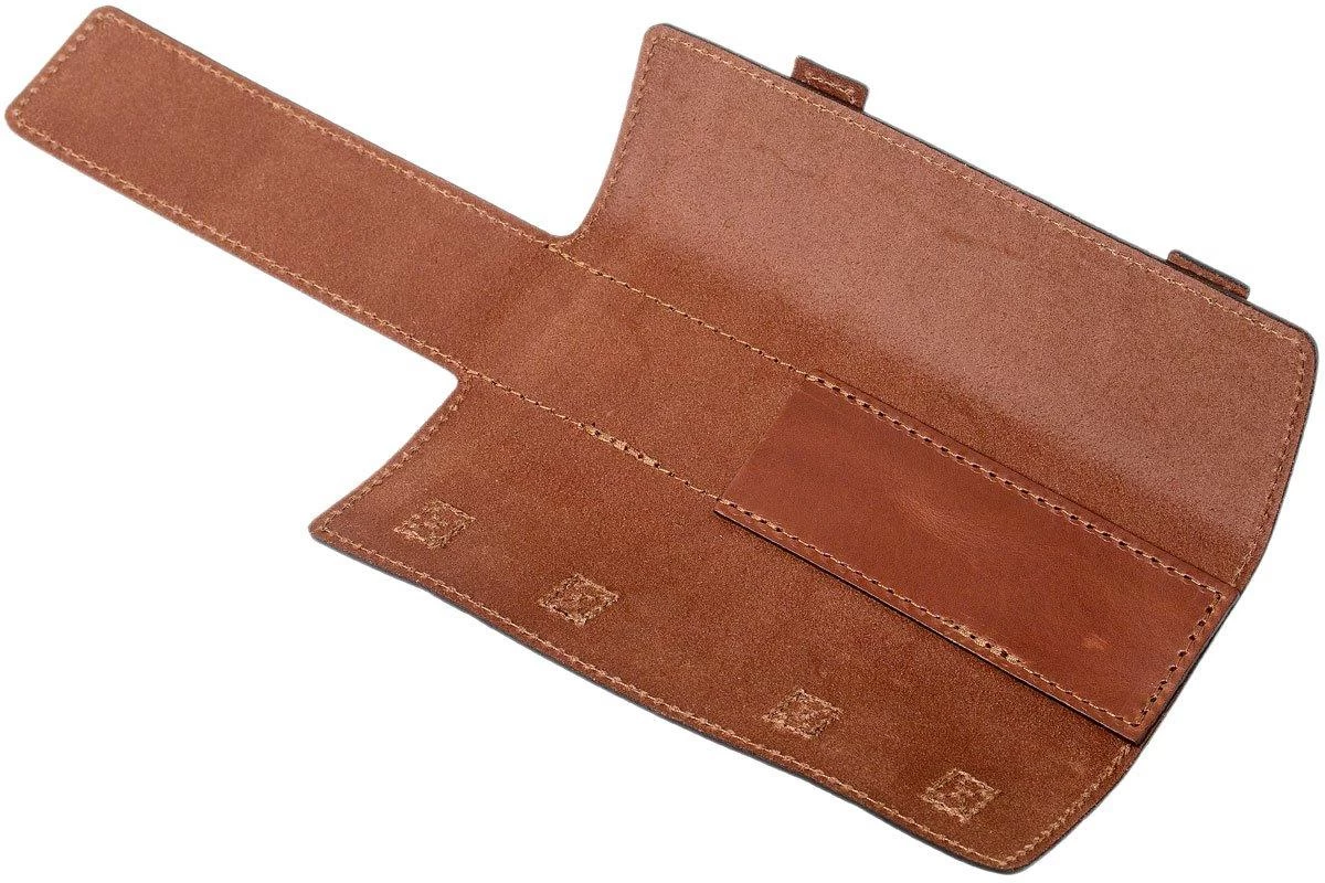 Böker Roll-Up Case Brown, Estuche De Viaje Para Navajas De Afeitar 90014 3 Böker Roll-Up Case Brown, Estuche De Viaje Para Navajas De Afeitar 90014 - Imagen 3