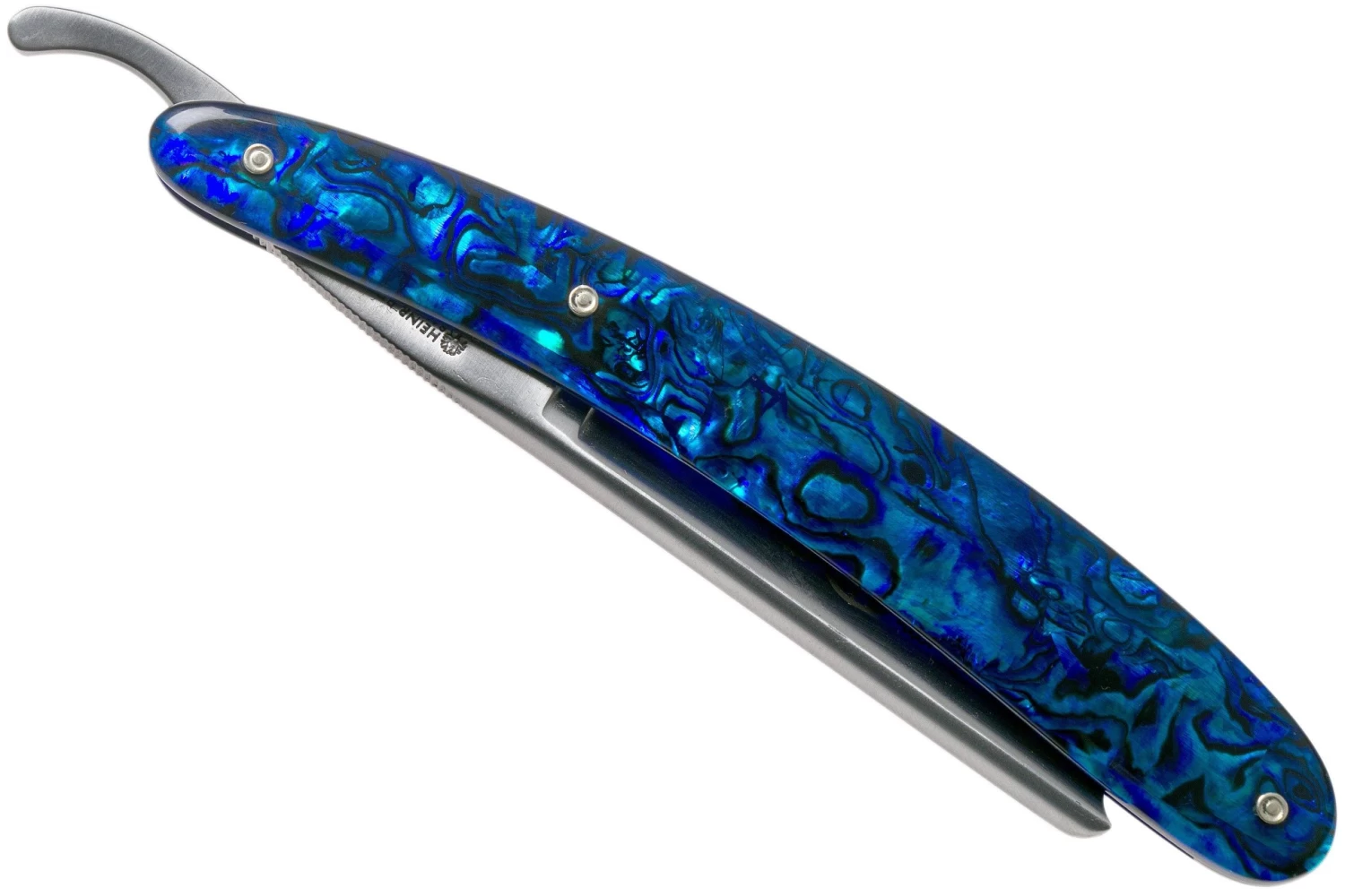 Böker BLUE SHELL Navaja De Afeitar 140557 5 Böker BLUE SHELL Navaja De Afeitar 140557 - Imagen 5