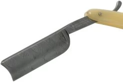 Böker Manufaktur Damascus Horn Navaja De Afeitar 140623DAM -Tienda De Cuchillos BO140623DAM 03 boker