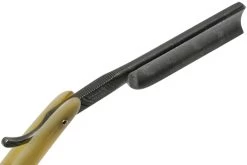 Böker Manufaktur Damascus Horn Navaja De Afeitar 140623DAM -Tienda De Cuchillos BO140623DAM 05 boker