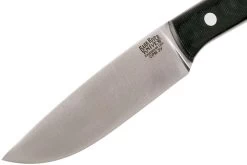 Bark River Fox River CPM 3V, Black Canvas Micarta, No Loop -Tienda De Cuchillos BRK01 123BRKC LR 03 bark river brk01 123brkc lr 03