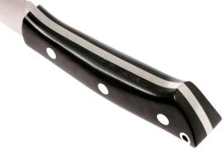 Bark River Fox River CPM 3V, Black Canvas Micarta, No Loop -Tienda De Cuchillos BRK01 123BRKC LR 04 bark river brk01 123brkc lr 04