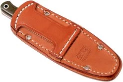 Bark River Mini Bushcrafter CPM 3V, Green Canvas Micarta, Red Liner -Tienda De Cuchillos BRK06 022GNC RL 08 bark river brk06 022gnc rl 08