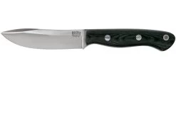 Bark River Mini Aurora Hunter CPM 3V, Black Canvas Micarta