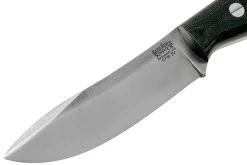 Bark River Mini Aurora Hunter CPM 3V, Black Canvas Micarta -Tienda De Cuchillos BRK06 028BRKC 03 bark river knives