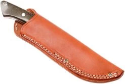 Bark River Classic Clip Point Hunter CPM 3V, Green Canvas Micarta, Red Liners -Tienda De Cuchillos BRK06 126GNCM RL 07 bark river brk06 126gncm rl 07