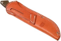 Bark River Classic Clip Point Hunter CPM 3V, Green Canvas Micarta, Red Liners -Tienda De Cuchillos BRK06 126GNCM RL 08 bark river brk06 126gncm rl 08