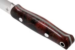 Bark River Bushcrafter II CPM 3V Hellfire Maple Burl Cuchillo Bushcraft -Tienda De Cuchillos BRK06 223HMB 04 bark river knives