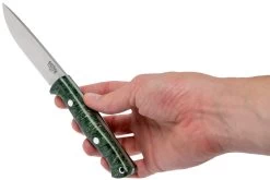 Bark River Gunny Hunter A2, Forest Green Elder Burl -Tienda De Cuchillos BRK07 012FGEB 07 bark river