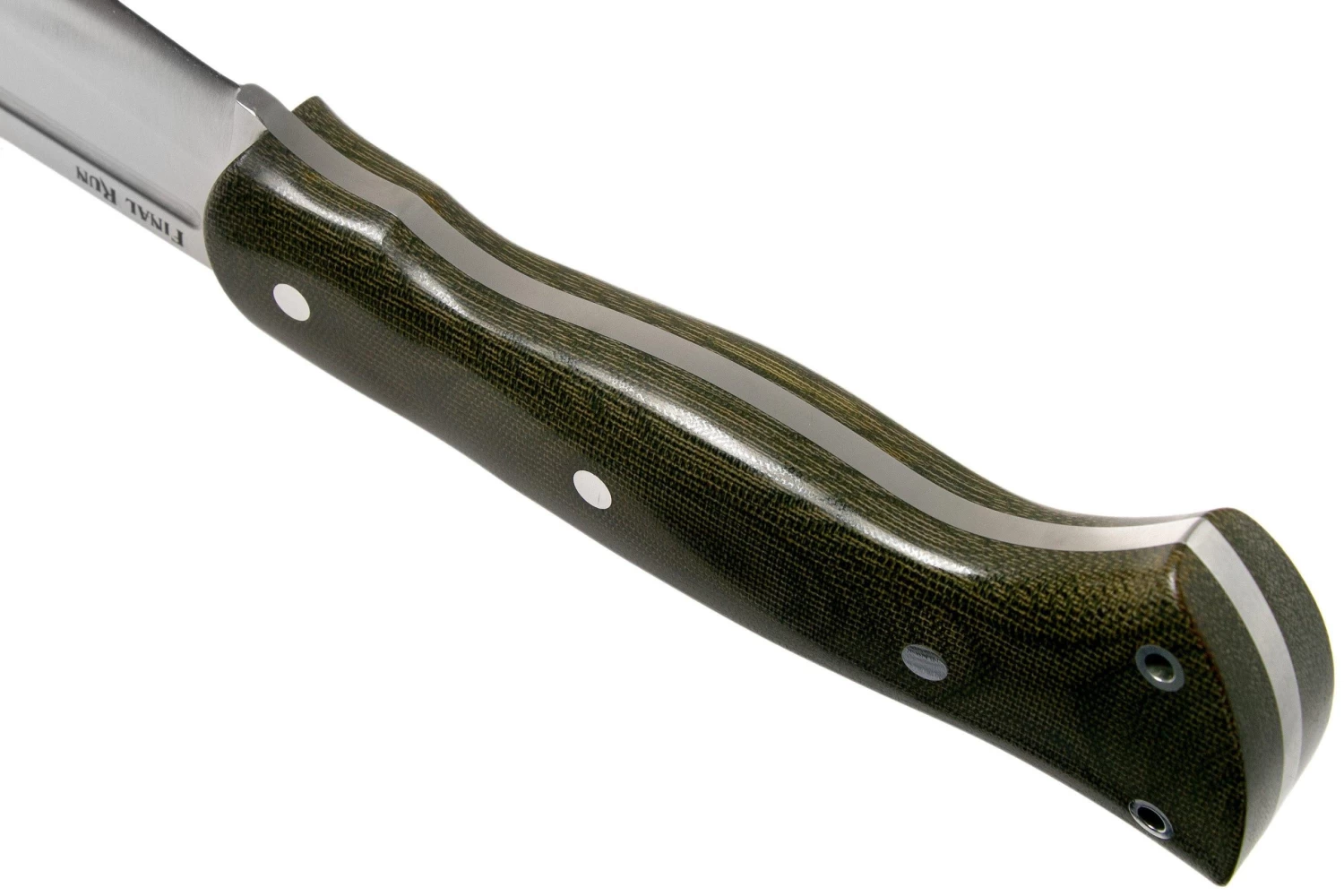 Bark River JX5 Vengeful 1 CPM 3V Green Canvas Micarta Machete 4 Bark River JX5 Vengeful 1 CPM 3V Green Canvas Micarta Machete - Imagen 4