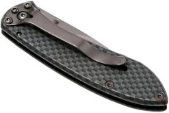 Buck Nobleman, Carbon Fiber Print, 327 Navaja -Tienda De Cuchillos BUCK327CF 04 buck v2017 buck327cf 04