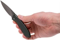 Buck Nobleman, Carbon Fiber Print, 327 Navaja -Tienda De Cuchillos BUCK327CF 08 buck v2017 buck327cf 08