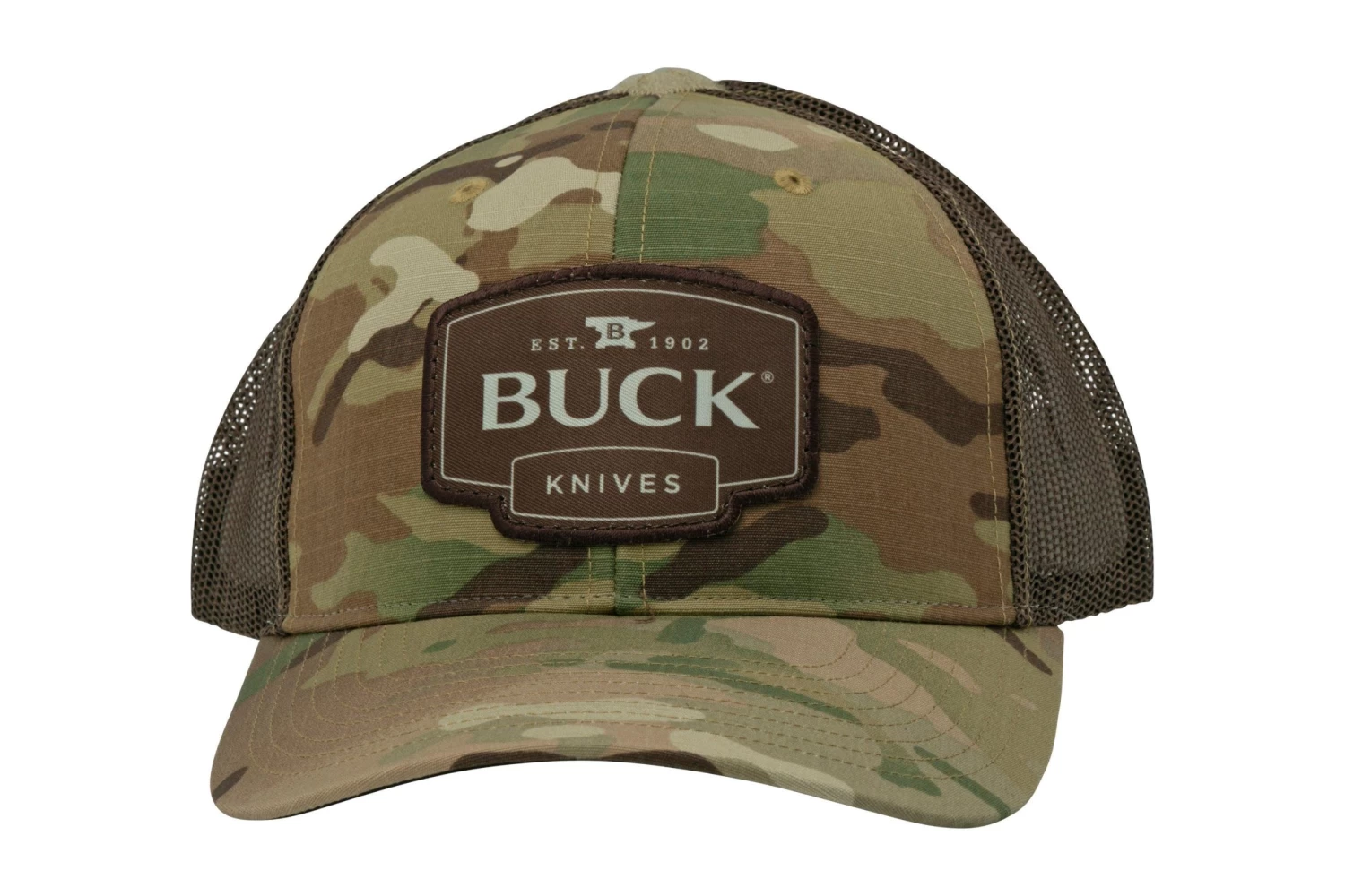 Buck Multi Camo Trucker Cap 89146, Gorra 1 Buck Multi Camo Trucker Cap 89146, Gorra