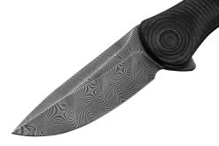 Civivi Synergy 3 C20075-DS1 Black G10, Damascus Navaja, Diseño Jim O'Young -Tienda De Cuchillos CIC20075D DS1 03 civivi