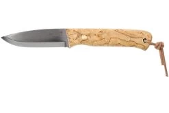 Casström Woodsman Knife Curly Birch, K720 Scandi Grind 10824 Con Firesteel