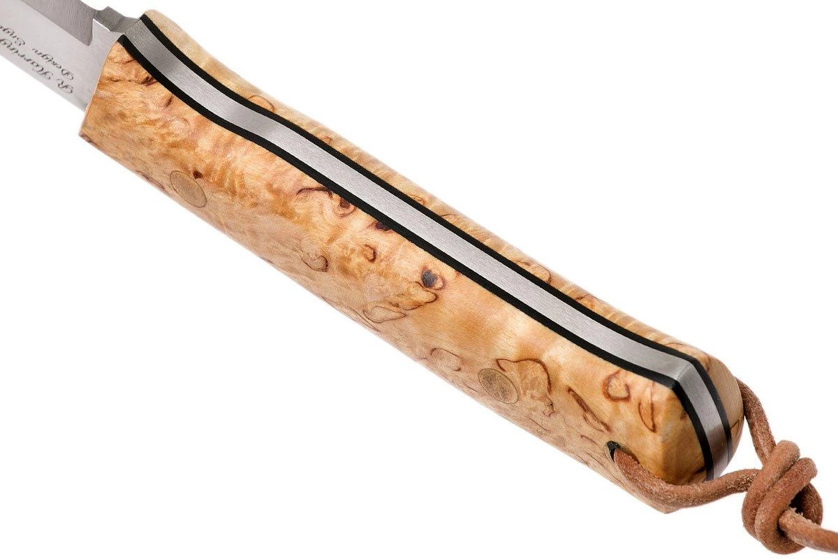 Casström Woodsman Knife Curly Birch, K720 Scandi Grind 10824 Con Firesteel 4 Casström Woodsman Knife Curly Birch, K720 Scandi Grind 10824 Con Firesteel - Imagen 4