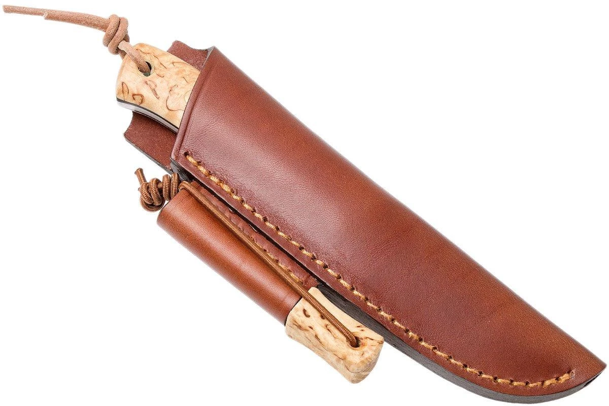 Casström Woodsman Knife Curly Birch, K720 Scandi Grind 10824 Con Firesteel 7 Casström Woodsman Knife Curly Birch, K720 Scandi Grind 10824 Con Firesteel - Imagen 7