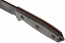 ESEE Model 3 Black Blade, Grey Handle 3P-MB-B Con Funda + Clip Y MOLLE-back -Tienda De Cuchillos EE ESEE 3P MB B 04 esee knives model 3 ee esee 3p mb b d4