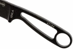 ESEE Izula Black IZULA-B Cuchillo De Cuello Con Funda Negra + Clip De Cinturón -Tienda De Cuchillos EE IZULA B 05 esee knives izula black ee izula b d3