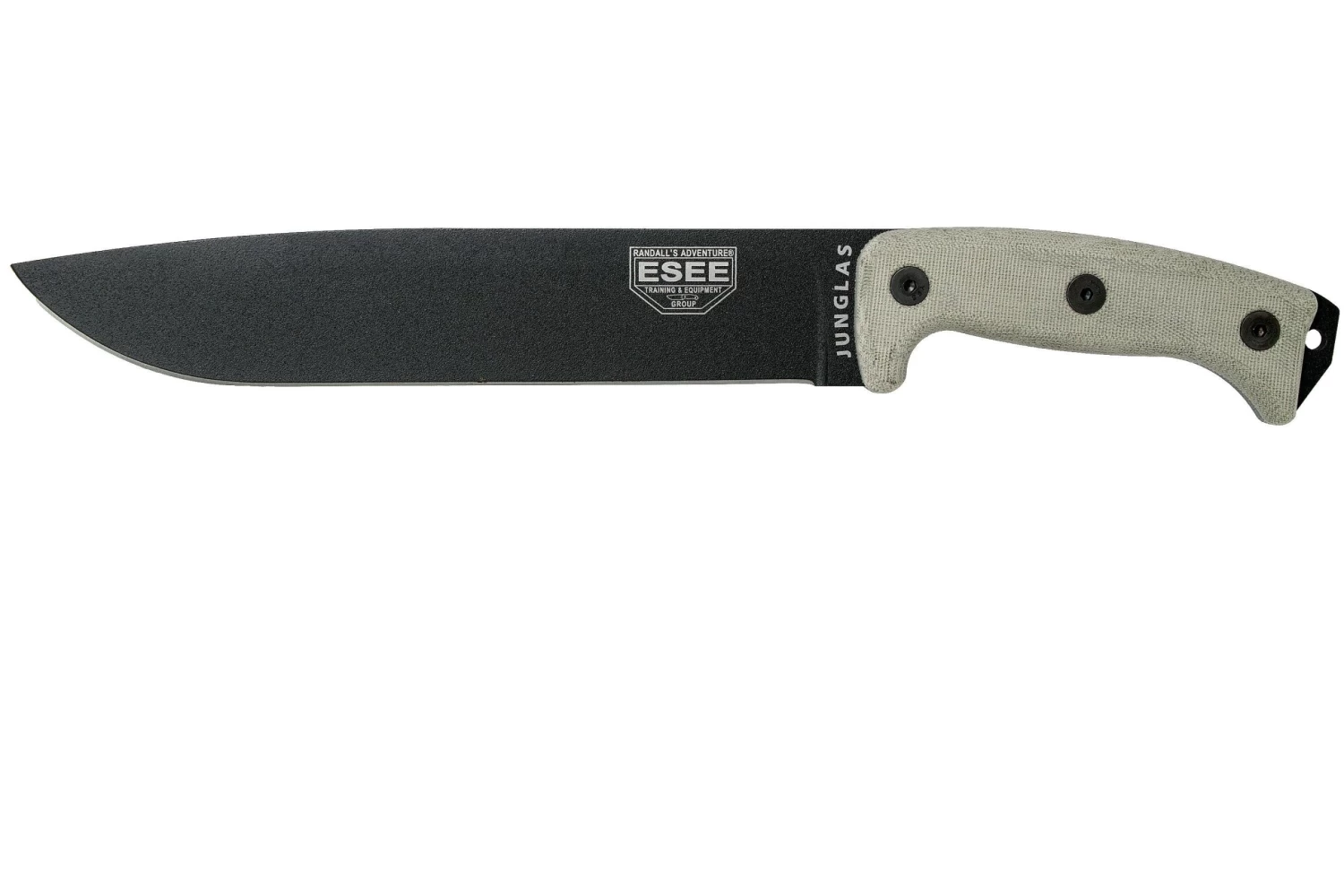 ESEE Junglas Black, JUNGLAS-KO Cuchillo De Supervivencia Sin Funda 1 ESEE Junglas Black, JUNGLAS-KO Cuchillo De Supervivencia Sin Funda