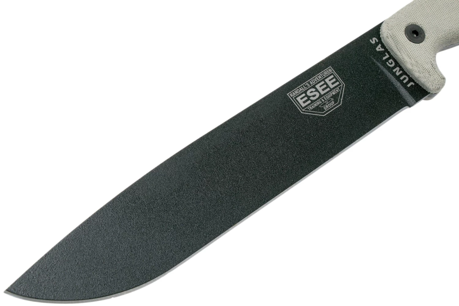 ESEE Junglas Black, JUNGLAS-KO Cuchillo De Supervivencia Sin Funda 3 ESEE Junglas Black, JUNGLAS-KO Cuchillo De Supervivencia Sin Funda - Imagen 3