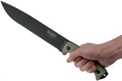 ESEE Junglas Tactical Gunsmoke Cuchillo De Supervivencia, Funda Kydex, Compatible Con MOLLE -Tienda De Cuchillos EE JUNGLAS TG 06 esee knives