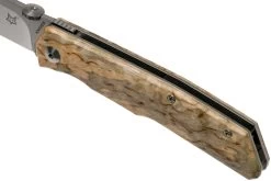 Fox Knives FX-525BE Curly Birch Navaja, Bob Terzuola Design -Tienda De Cuchillos FOFX 525BE 07 fox knives