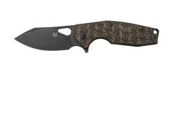 Fox Yaru FX-527CF-2 Snake Skin Fat Carbon Navaja, Diseño Jesper Voxnaes
