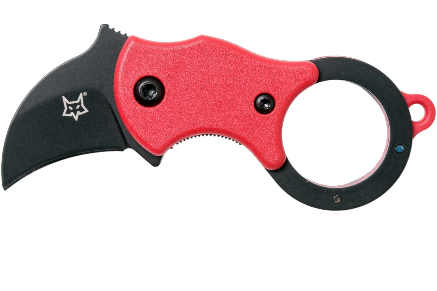 Fox Mini-KA FX-535RB Red & Black, Navaja Llavero Karambit 1 Fox Mini-KA FX-535RB Red & Black, Navaja Llavero Karambit