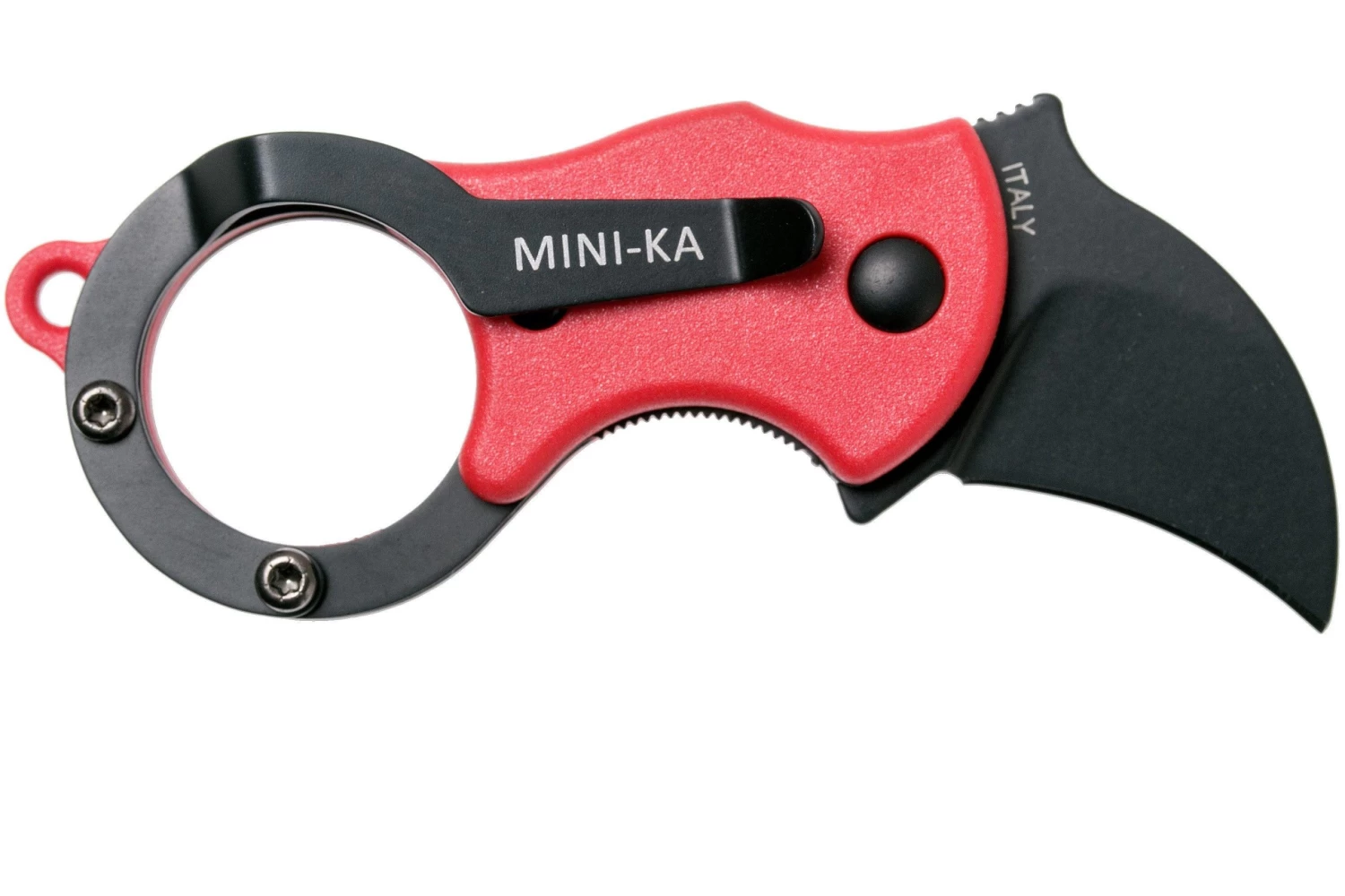 Fox Mini-KA FX-535RB Red & Black, Navaja Llavero Karambit 2 Fox Mini-KA FX-535RB Red & Black, Navaja Llavero Karambit - Imagen 2