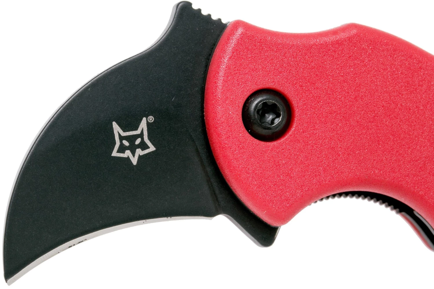 Fox Mini-KA FX-535RB Red & Black, Navaja Llavero Karambit 3 Fox Mini-KA FX-535RB Red & Black, Navaja Llavero Karambit - Imagen 3