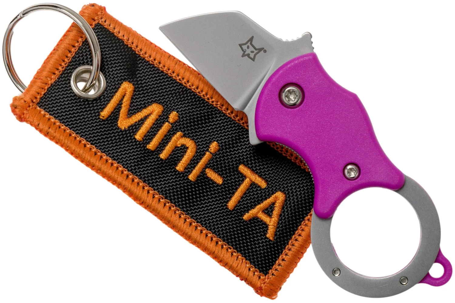 Fox Knives Mini-TA Pink Blasted 1 Fox Knives Mini-TA Pink Blasted