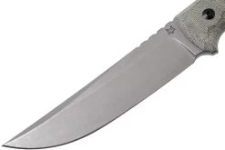 Fox Knives Ryu FX-634 MOD Green Canvas Micarta, Cuchillo Fijo, Black Roc Knives Design -Tienda De Cuchillos FOFX 634MOD 03 fox knives