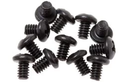 Rick Hinderer Clip & Filler Tab Screws Black, Juego De 12