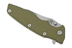 Rick Hinderer Eklipse 3.5” Spearpoint S45VN, Stonewash, OD Green G10, Navaja -Tienda De Cuchillos HRK EK 35 SP SW OD 06 rickhinderer