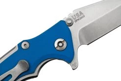 Rick Hinderer Eklipse 3.0" 20CV Harpoon Spanto Stonewash Blue G10, Navaja -Tienda De Cuchillos HRK EK3 20 SW BL 05 rickhinderer