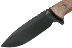 Rick Hinderer Ranch Harpoon Spanto Black DLC Natural Micarta Cuchillo De Supervivencia -Tienda De Cuchillos HRK TRH SPSWBK NM 03 rick hinderer knives