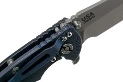 Rick Hinderer XM-18 3.5 Spanto 20CV, Battle Blue, Black G10 Navaja" -Tienda De Cuchillos HRK XM18 35 BK SPBB 06 rick hinderer knives