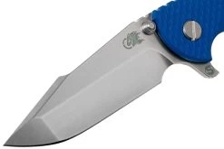 Rick Hinderer XM-18 3.5" Skinny Harpoon Spanto Stonewash, Blue G10 Navaja -Tienda De Cuchillos HRK XM1835 SHP SW BL 03 rick hinderer knives