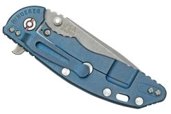 Rick Hinderer XM-18 3.5" Spanto S45VN Stonewash, Battle Blue, Blue Black G10, CPM S45VN Navaja -Tienda De Cuchillos HRK XM1835S45 BBBB 04 rickhinderer