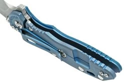 Rick Hinderer XM-18 3.5" Spanto S45VN Stonewash, Battle Blue, Blue Black G10, CPM S45VN Navaja -Tienda De Cuchillos HRK XM1835S45 BBBB 06 rickhinderer