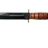 KA-BAR Short USMC Cuchillo 1250, Funda De Cuero